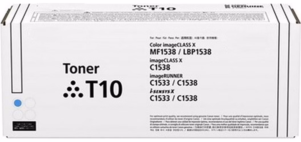 CANON TONER T10 CYAN pro i-SENSYS X C1533i, C1533iF, C1538i, C1538Fi (10 000 str.)