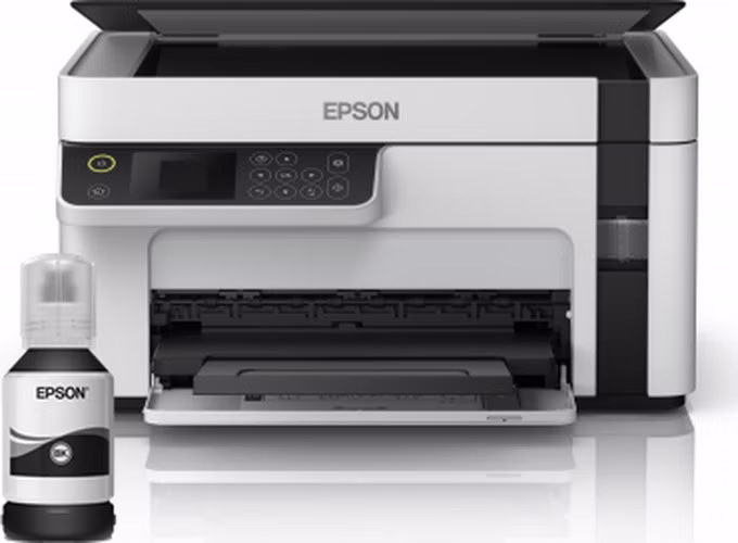 Atramentová tlačiareň EPSON EcoTank Mono M2120, 3v1,A4, 1200x2400dpi, 32 str./min, USB, Wi-Fi, 3 roky záruka po registrácii.