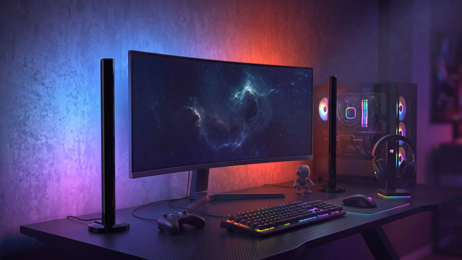 EVOLVEO Gbar 1, Ambientní RGB tyče k PC s aplikací