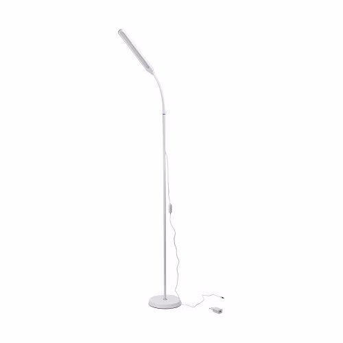 PLATINET stojací lampa SIGNUS 10W 84 LED 500 lumenů, bílá, Výška: 150 cm