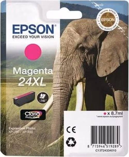 EPSON cartridge T2433 photo magentta HD XL (slon)