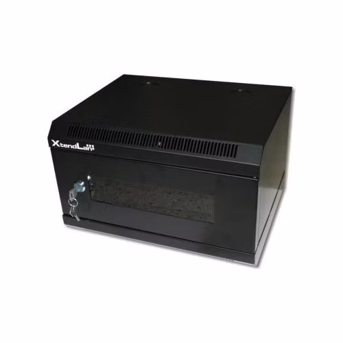 XtendLan Skříň 10", 4U, 280x350, černý, prosklený