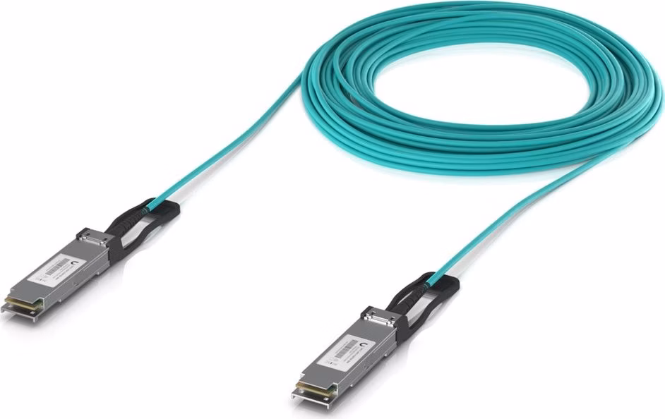 Ubiquiti AOC patch 100G - AOC kabel, QSFP28, QSFP+, rychlost 100/40 Gbit, délka 30m