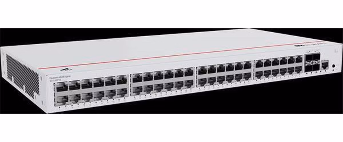 Huawei S310-48P4S,S310-48P4S,S310-48P4S (48*10/100/1000BASE-T ports(380W PoE+), 4*GE SFP ports, built-in AC power)