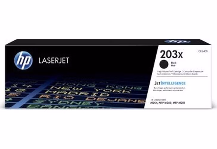 CF540X Originálna čierna tonerová kazeta HP 203X LaserJet s vysokou výťažnosťou