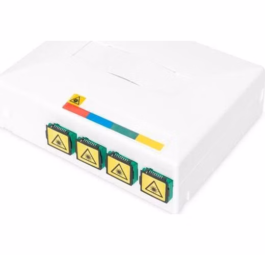 Digitus Kryt FTTH, 4x SC (APC) SX povrchová montáž a na DIN lištu