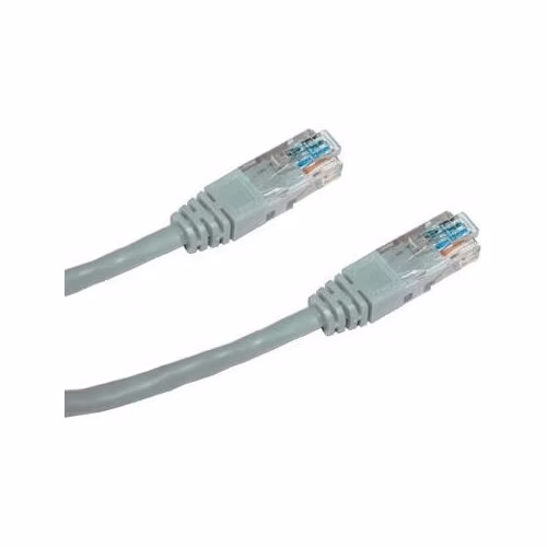 DATACOM Patch kabel UTP CAT5E 0,5m šedý
