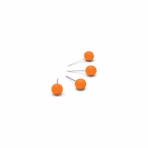 Nobo připínáčky, oranžové (100)