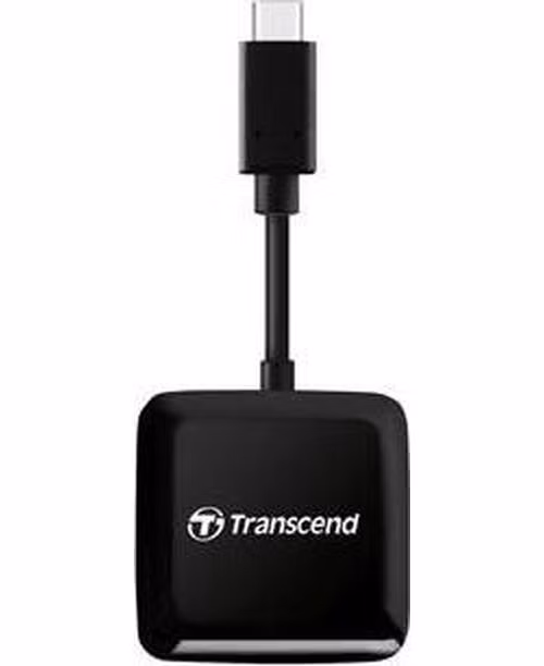 Transcend RDC3 USB-C (3.2 Gen 1) čtečka paměťových karet SDHC/SDXC (UHS-I)/microSDHC/microSDXC (UHS-I), černá