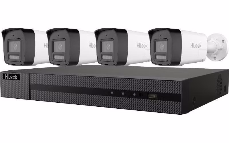 HiLook powered by Hikvision IK28P-480B/ Bullet kamera KIT, 4 kamery/ rozlišení 8Mpix/ Smart Hybrid Light