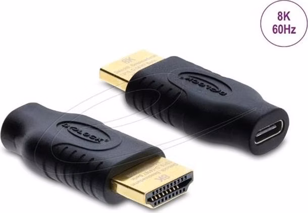 Delock Adaptér z rozhraní USB Type-C™ na HDMI (DP Alt Mode), 8K, 60 Hz, s podporou HDR a HDCP