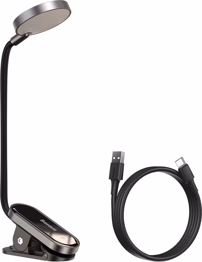 Baseus LED svetlo na čítanie s klipom 3W teplá biela (4000K)