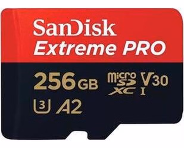 SanDisk Extreme PRO microSDXC 256GB 200MB/s + ada.