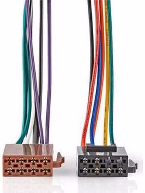Nedis CAGBISOSTANDVA - Redukční ISO Kabel| Kompatibilita s ISO: Standardní | 0.15 m | Kulatý | PVC | Box