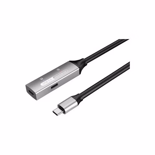 PremiumCord USB-C repeater a prodlužovací kabel Male-Female, 5Gbps Aluminium 15m