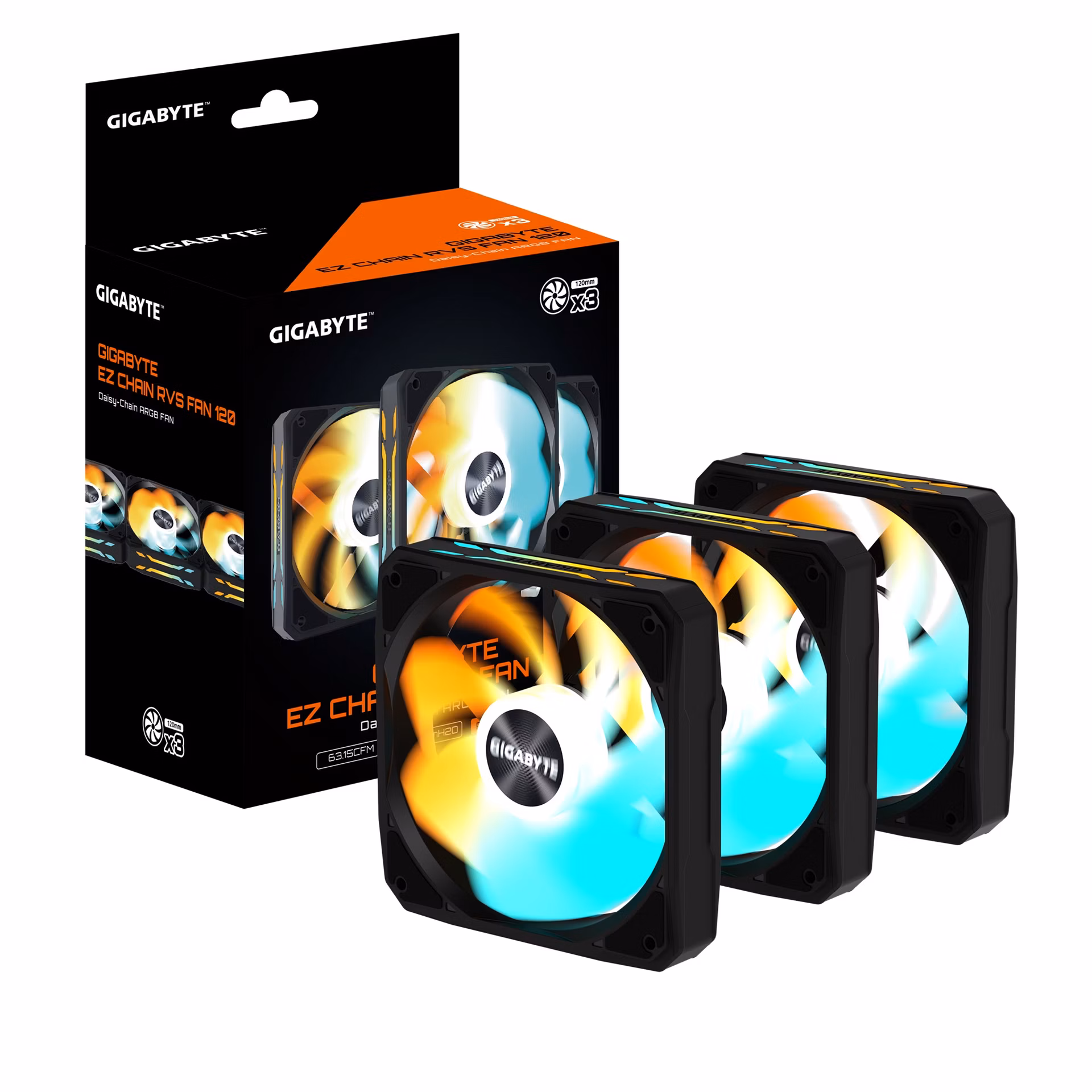 GIGABYTE EZ CHAIN RVS FAN 120
