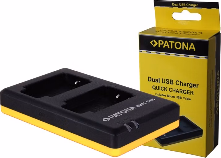 PATONA nabíječka Foto Dual Quick Nikon EN-EL12 USB