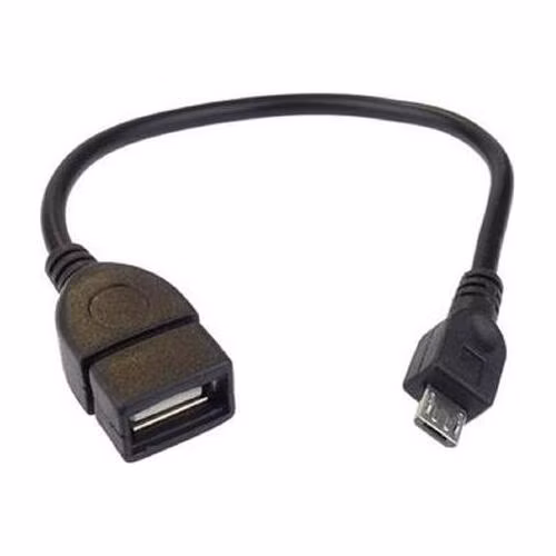 PremiumCord USB redukce kabel USB A/female - Micro USB/male 20cm OTG