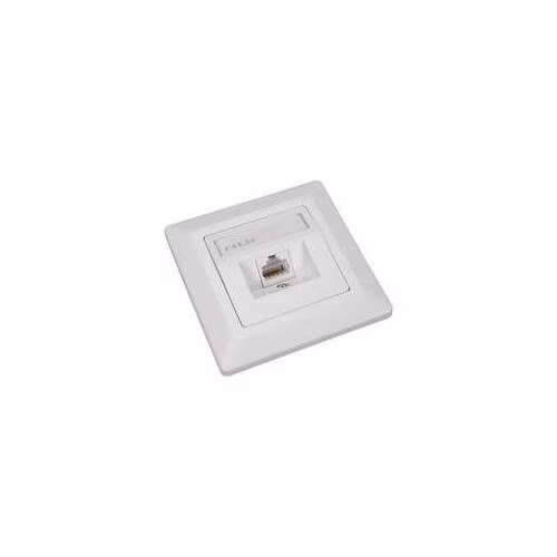 Zásuvka Solarix CAT5E UTP 1 x RJ45 pod omietku biela
