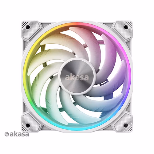 ventilátor Akasa - 12 cm - SOHO AR argb biely