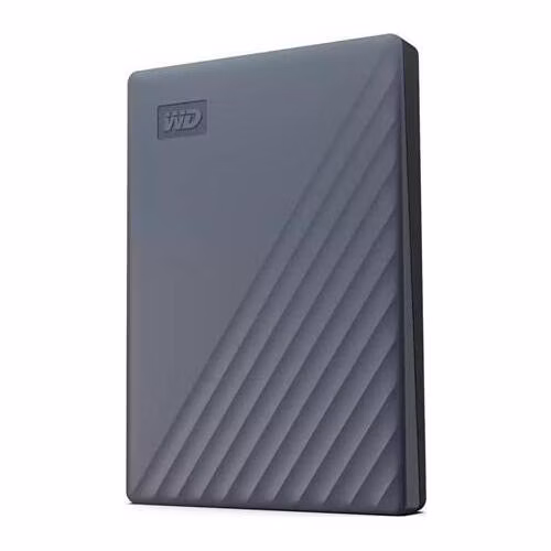 WD My Passport Portable 6TB Ext. USB3.2/USB-C Silicon Grey