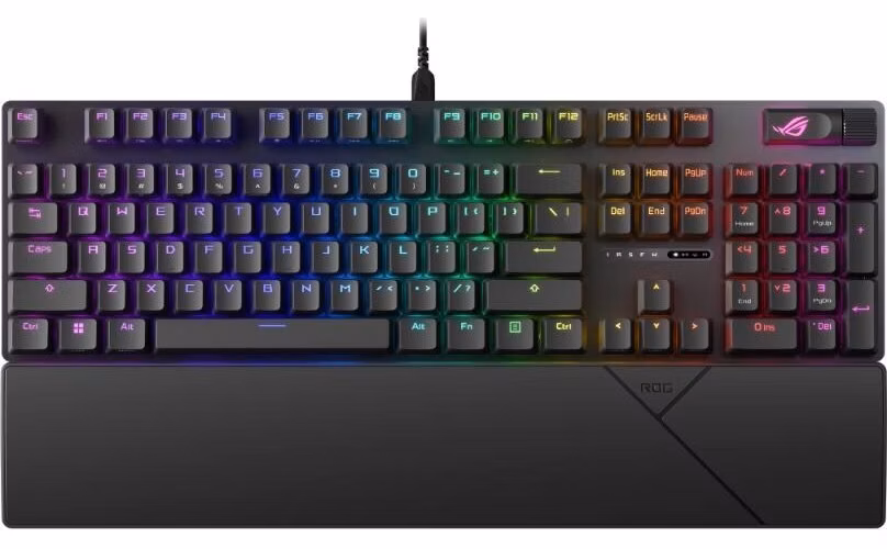 ASUS klávesnice ROG STRIX SCOPE II X, mechanická, drátová, ROG NX Snow V2, CZ/SK