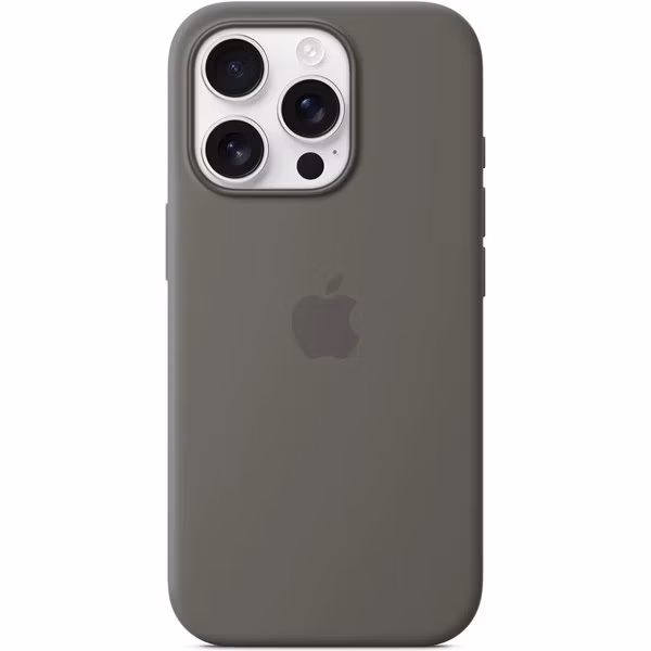 iPhone 16 Pro Max Silicone Case with MagSafe - Stone Gray
