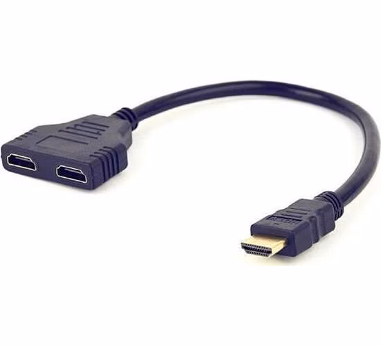 Gembird adaptér HDMI (M) na 2 x HDMI (F), kábel, pasívna rozdvojka