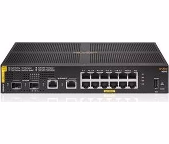 HPE Aruba Networking CX 6000 12p 10M/100M/1G Class4 PoE 2p SFP 1G 139W Switch (R8N89B)