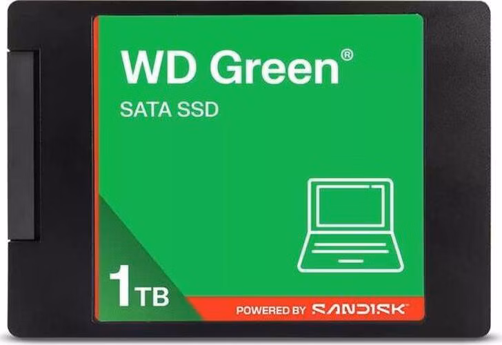 WD GREEN SSD 3D NAND WDS100T5G0A 1TB, SATA III 6 Gb/s, 545MB/s, 2.5"