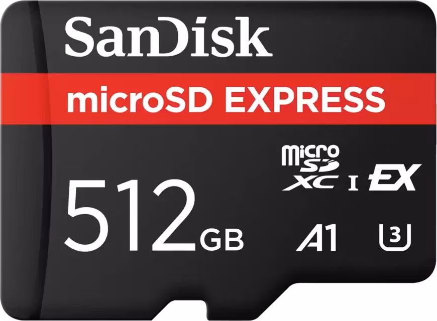 SanDisk micro SDXC karta 512GB Express (880/650 MB/s,  A1,  UHS-I,  U3)
