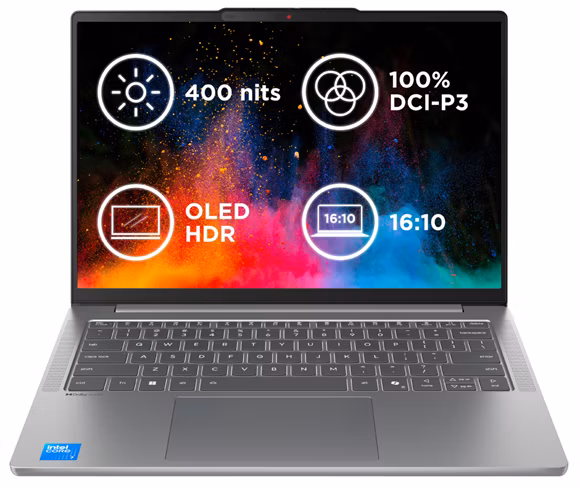 Lenovo IdeaPad Slim 5 14IRH10 Intel i7-13620H 16GB 1TB-SSD 14"WUXGA OLED GL IntelUHD DOS Luna Grey