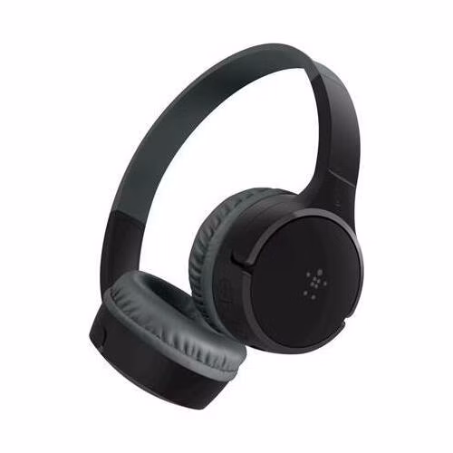 Belkin SOUNDFORM Mini - Wireless On-Ear Headphones for Kids - dětská bezdrátová sluchátka, černá - NOVÁ VERZE