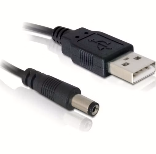 Delock Napájecí kabel z USB portu na jack 5,4 mm