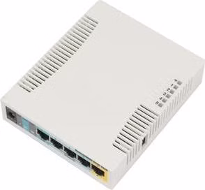 MikroTik RouterBOARD RB951Ui-2HnD 128 MB RAM/ 600 MHz/ 5x LAN/ 1x USB/ MIMO (2x2)/ 2.4Ghz 802b/g/n/, 1x PoE, vč L4