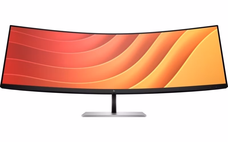 HP E45c G5/ 44,5" prohnutý/ 5120x1440/ VA/ 3ms/ 400 cd/m2/ 3000:1/ HDMI/ DP/ USB/ RJ-45/ VESA/ černo-stříbrný