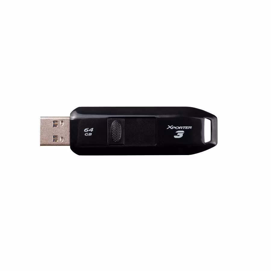 PATRIOT Xporter 3 64GB / USB 3.2 Gen 1 / vysouvací / plastová / černá