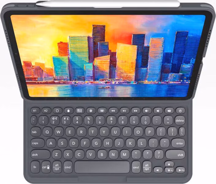 ZAGG klávesnica Pro Keys s podsvietením pre iPad 10-11 Gen CZ/SK - Black *Poškodený obal*
