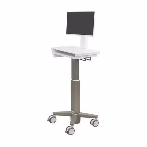 ERGOTRON CAREFIT SLIM 2.0, LCD CART, Light-Duty Medical Cart, vozík LCD, odkládací plochy