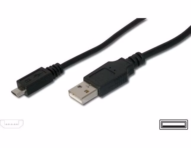 PremiumCord Kabel micro USB 2.0, A-B 1,5m kabel navržený pro rychlé nabíjení