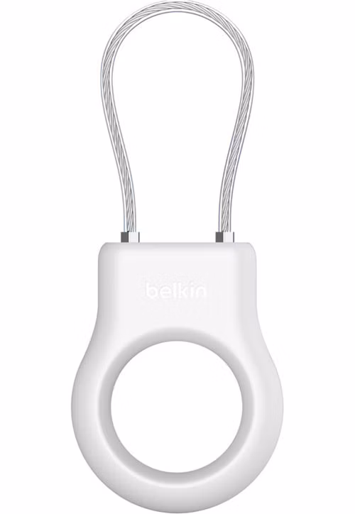 Belkin puzdro Secure Holder with Wire Cable pre AirTag - White