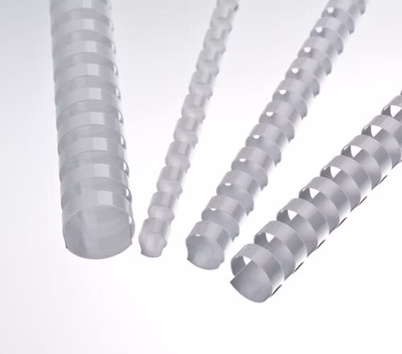 EUROSUPPLIES plastové hřbety/ formát A4/ 32mm/ bílé/ 50 pack