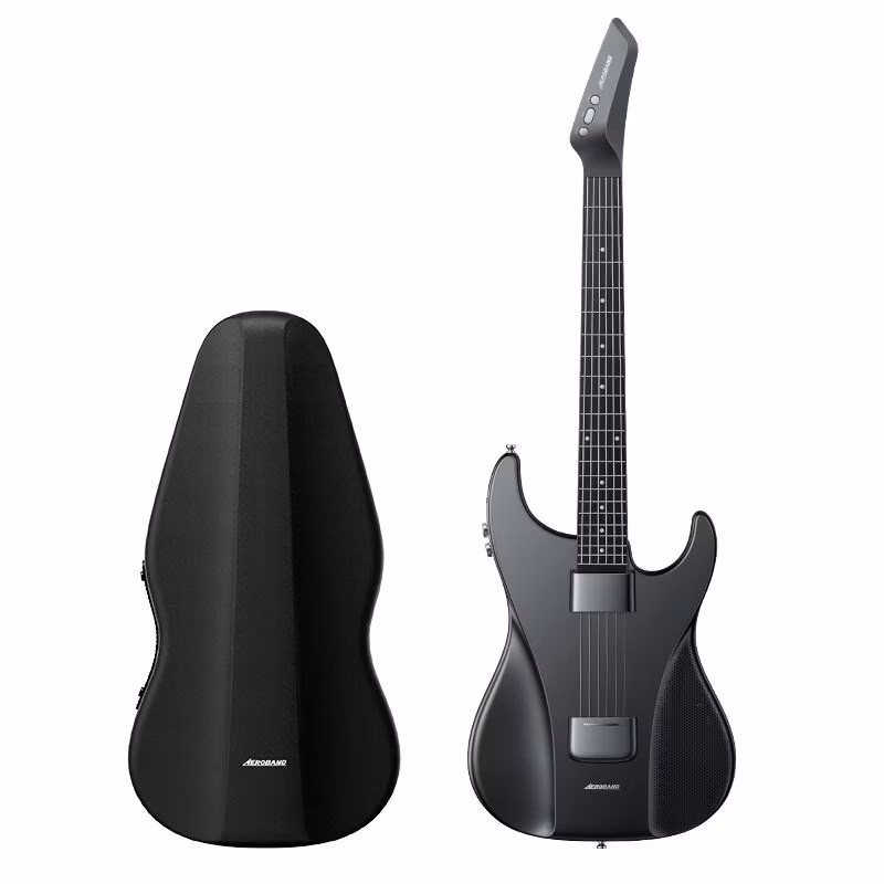 Aeroband Guitar - Smart Elektrická Kytara pouzdro, černá