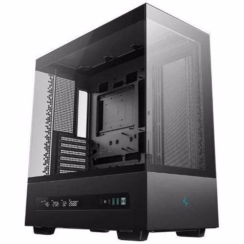 BAZAR DEEPCOOL Case CH690 DIGITAL, ATX, Průhledná bočnice, černá, ROZBALENO