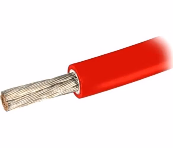 GOOWEI Energy kabel pro zapojení solárních panelů měděný 1x 6mm2, červený