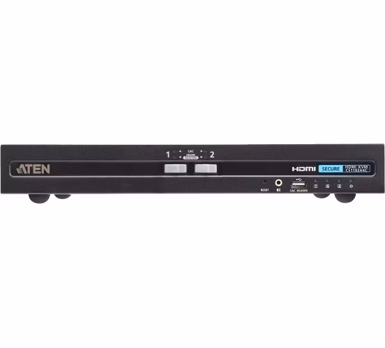 Aten CS1182H4C-AT-G 2-portový USB HDMI zabezpečený KVM přepínač s CAC (PSD PP v4.0 kompatibilní)