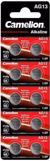 Camelion AG 13-357 alk. (LR44, A76)10pack