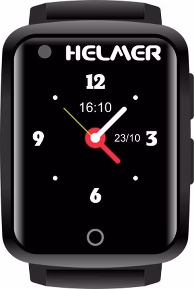 HELMER seniorské hodinky LK 716 s GPS lokátorem/ dot. disp./ snímač srdečního tepu/ nano SIM/ IP67/ 4G/ Android a iOS