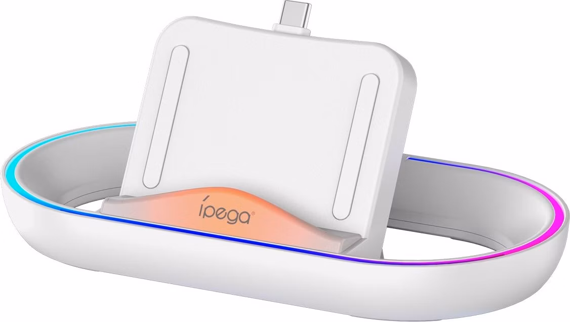 iPega P5P02 Charger Dock s RGB pro Playstation Portal Remote Player White