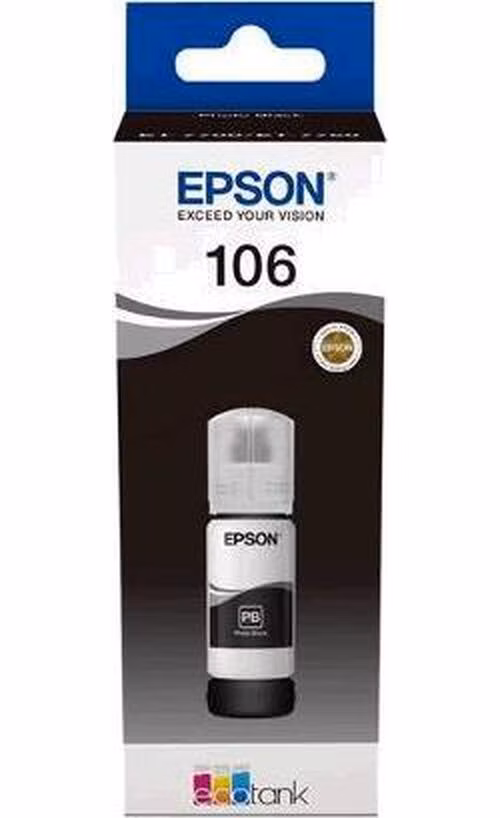 Epson inkoustová náplň/ C13T00R140/ 106 EcoTank/ L7160/ L7180/ Photo black